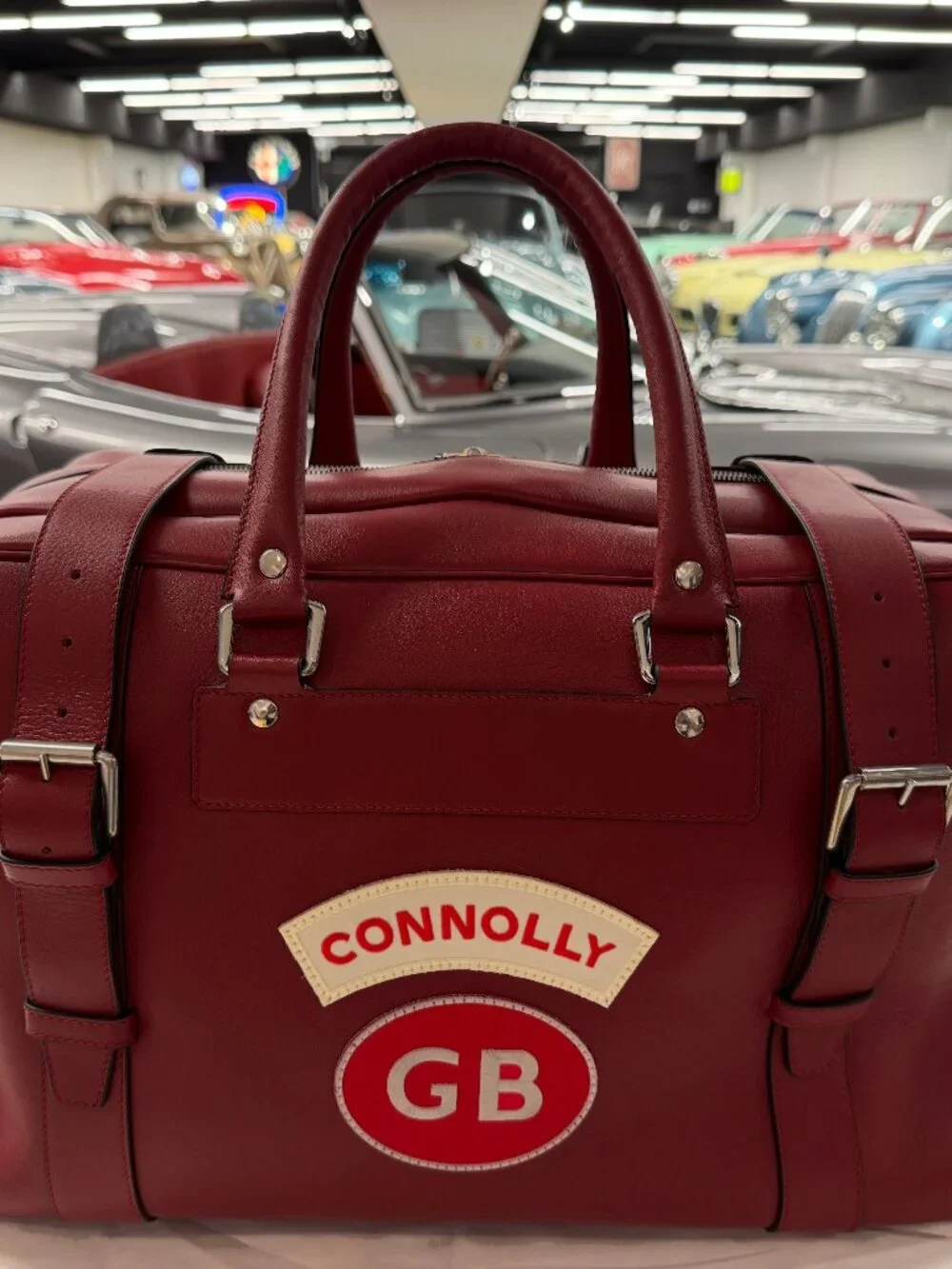 Connolly USED Red Sports Grip Bag with Badges
